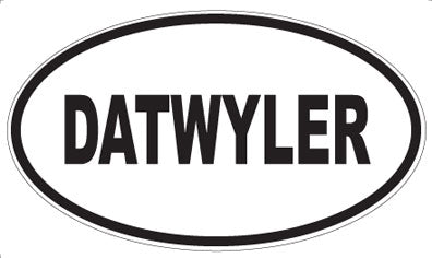 DATWYLER - Oval Sticker