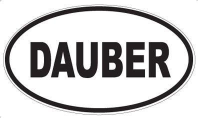DAUBER - Oval Magnet