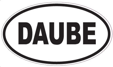 DAUBE - Oval Magnet