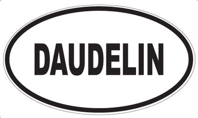 DAUDELIN - Oval Sticker