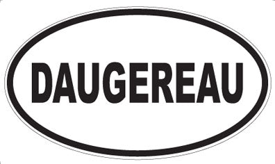 DAUGEREAU - Oval Sticker