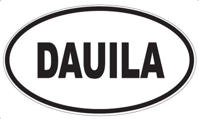 DAUILA - Oval Sticker