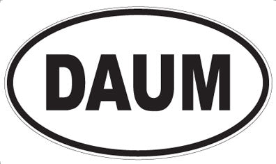 DAUM - Oval Magnet