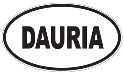 DAURIA - Oval Sticker
