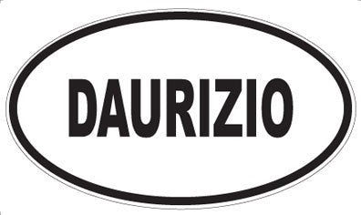 DAURIZIO - Oval Sticker