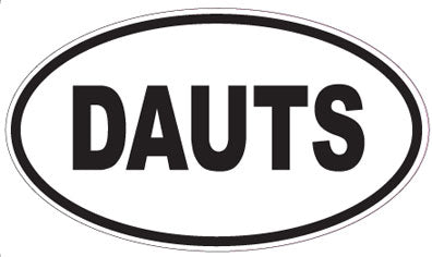 DAUTS - Oval Magnet