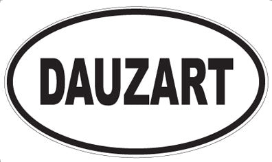 DAUZART - Oval Sticker