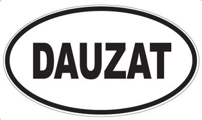 DAUZAT - Oval Sticker