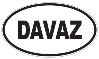DAVAZ - Oval Sticker