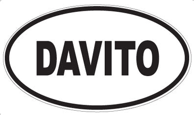 DAVITO - Oval Magnet