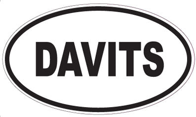 DAVITS - Oval Sticker