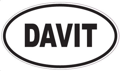 DAVIT - Oval Magnet