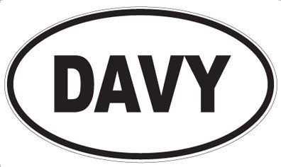 DAVY - Oval Magnet