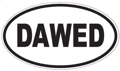 DAWED - Oval Sticker