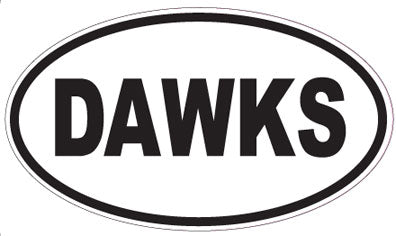 DAWKS - Oval Magnet