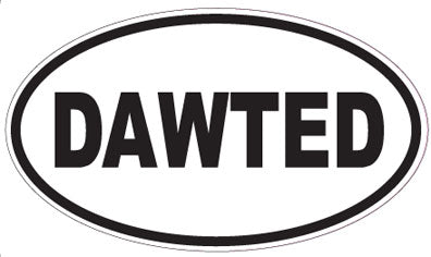 DAWTED - Oval Sticker
