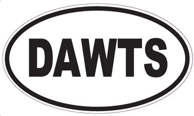 DAWTS - Oval Magnet