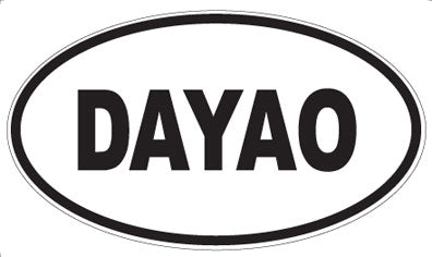 DAYAO - Oval Sticker