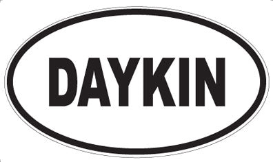 DAYKIN - Oval Sticker