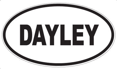 DAYLEY - Oval Sticker