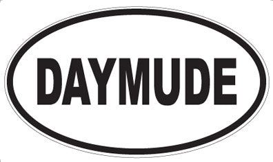 DAYMUDE - Oval Sticker