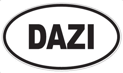 DAZI - Oval Sticker