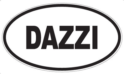 DAZZI - Oval Sticker