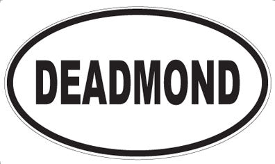 DEADMOND - Oval Sticker