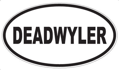 DEADWYLER - Oval Sticker