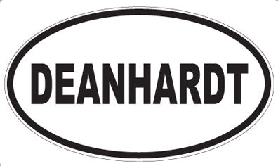 DEANHARDT - Oval Sticker