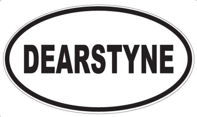 DEARSTYNE - Oval Sticker