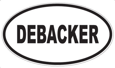DEBACKER - Oval Magnet