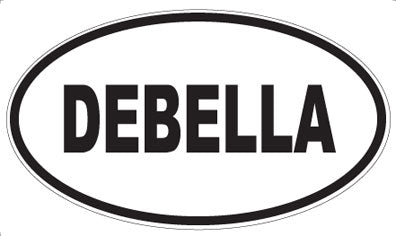 DEBELLA - Oval Sticker