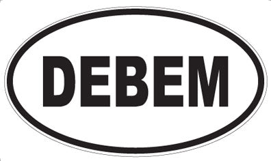 DEBEM - Oval Sticker