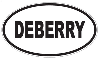 DEBERRY - Oval Magnet