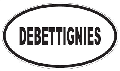 DEBETTIGNIES - Oval Sticker