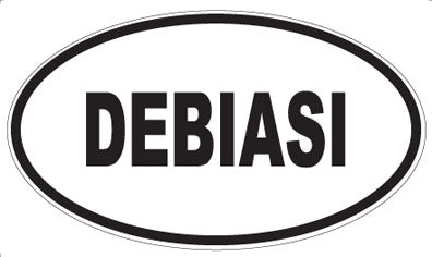 DEBIASI - Oval Sticker