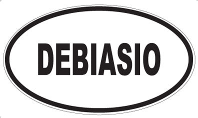 DEBIASIO - Oval Sticker