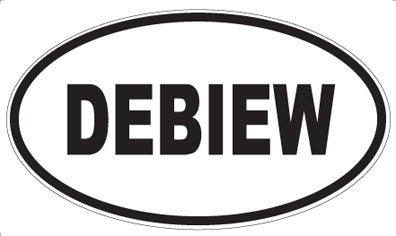 DEBIEW - Oval Sticker
