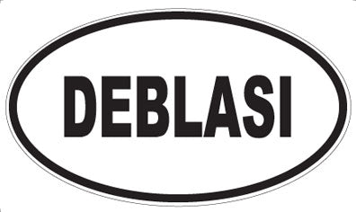 DEBLASI - Oval Sticker