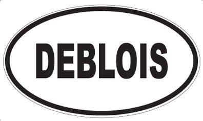 DEBLOIS - Oval Sticker