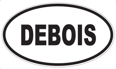DEBOIS - Oval Sticker