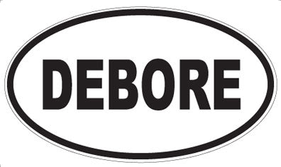 DEBORE - Oval Sticker