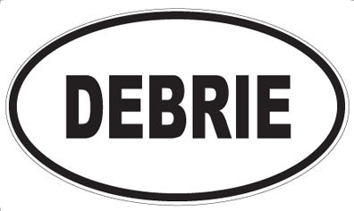 DEBRIE - Oval Sticker