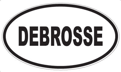 DEBROSSE - Oval Sticker