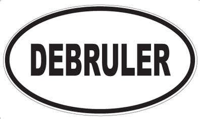 DEBRULER - Oval Sticker