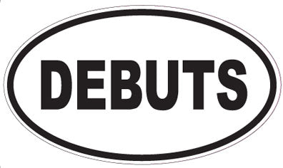 DEBUTS - Oval Sticker