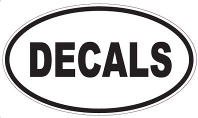 DECALS - Oval Sticker