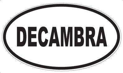 DECAMBRA - Oval Magnet