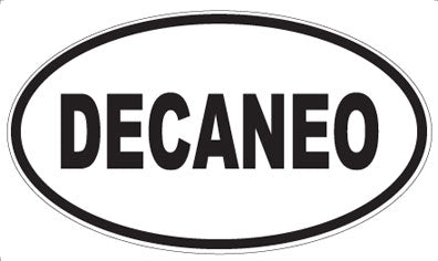 DECANEO - Oval Sticker